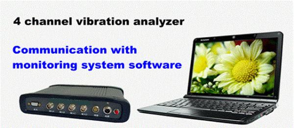 Quality Handheld Vibration Meter Vibration Data Collector HG605 With 1100g Weight for sale