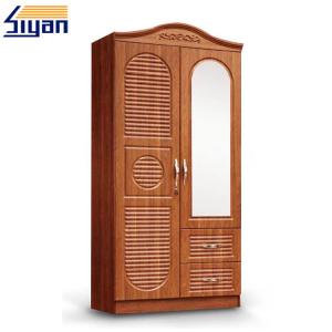 China Custom Interior Wooden Louvered Doors Mirrored Front With MDF Board Materials wholesale