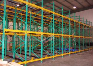 China Heavy Load Dynamic Flow Pallet Rack Q235B Steel Storage Racking For Cold Supply Chain wholesale