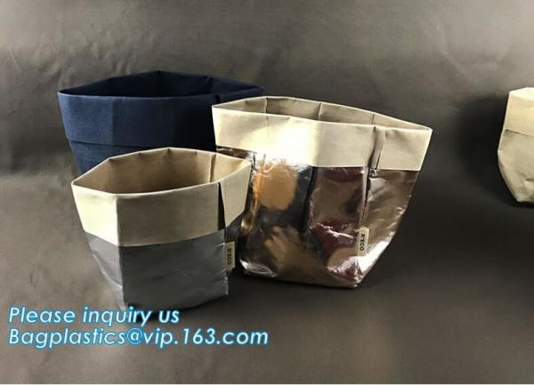 washable paper and tyvek foldable storage sack basket, tyvek bag waterproof storage container hamper baskets bagplastics