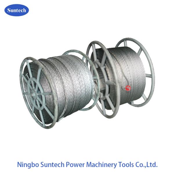 Quality Hexagon Galvanized Cable Pulling Device With 6 Squares Anti Twist Pilot Wire Rope for sale