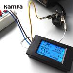 DC 6.5~100V Voltmeter Ammeter 0~20A 4 in 1 Digital Voltage Current Power Energy