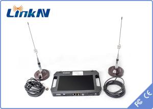 China Video Receiver COFDM QPSK AES256 Encryption FHD CVBS H.264 with Display Battery Powered wholesale