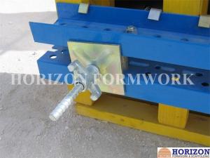China Galvanized Formwork Tie Rod System With Dywidag Thread, Wing Nut and Steel Cone wholesale