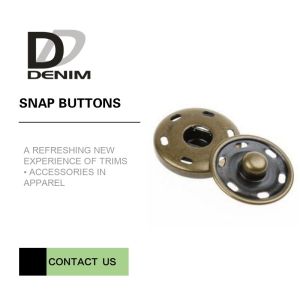 Brass Custom On Snap Buttons For Overcoat Down Jacket / Cotton - Padded Clothes