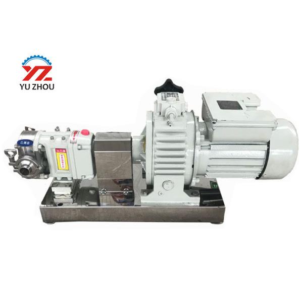 Quality 220v Single Phrase Rotary Lobe Pump Variable Frequency Adjustable Speed for sale