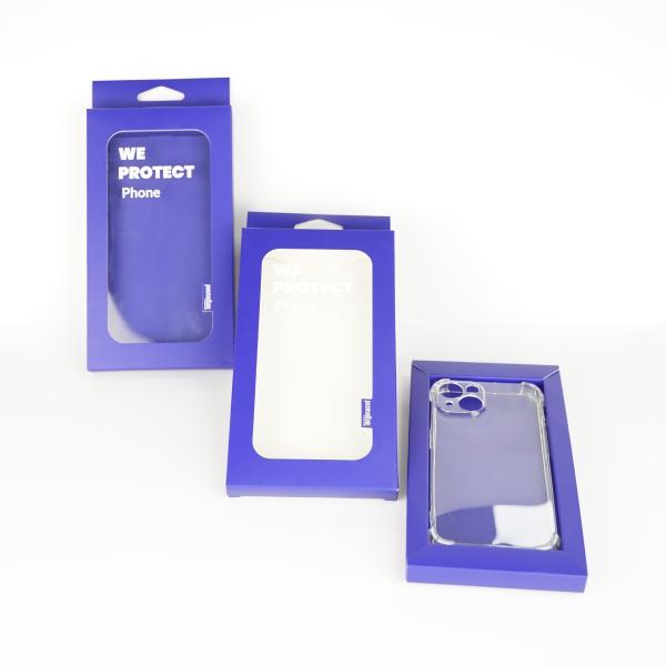 2025 New Design Custom Phone Case Box Packaging Slide Out Drawer Box With Paper