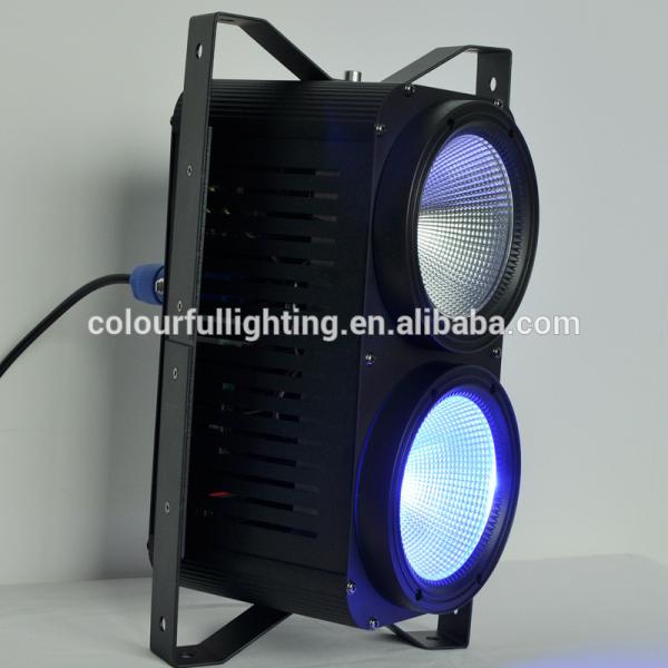 Free shipping High quality Guangzhou 2 Eyes 200W COB LED DMX LED Blinder Lighting