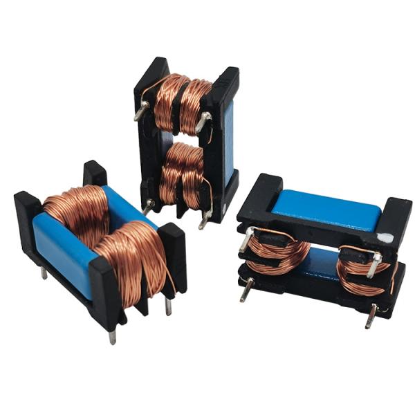 EMC EMI filter inductors customized copper wire magnetic ferrite core choke coils through hole common mode choke