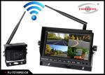 2.4G Wireless Transmitting Bus Rear View Camera , Wireless Remote Backup Camera