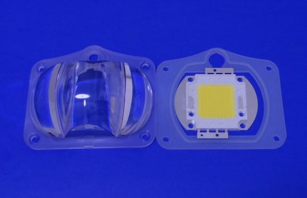 Quality Borosilicate PC Led Collimator Lens , Led Street Light Module with High Power Led for sale