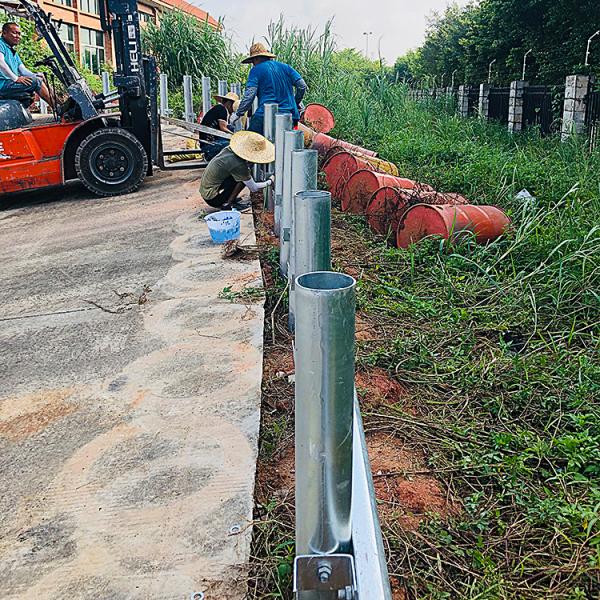 110KM Yellow PU Foam Rotating Guardrail Anti Collision