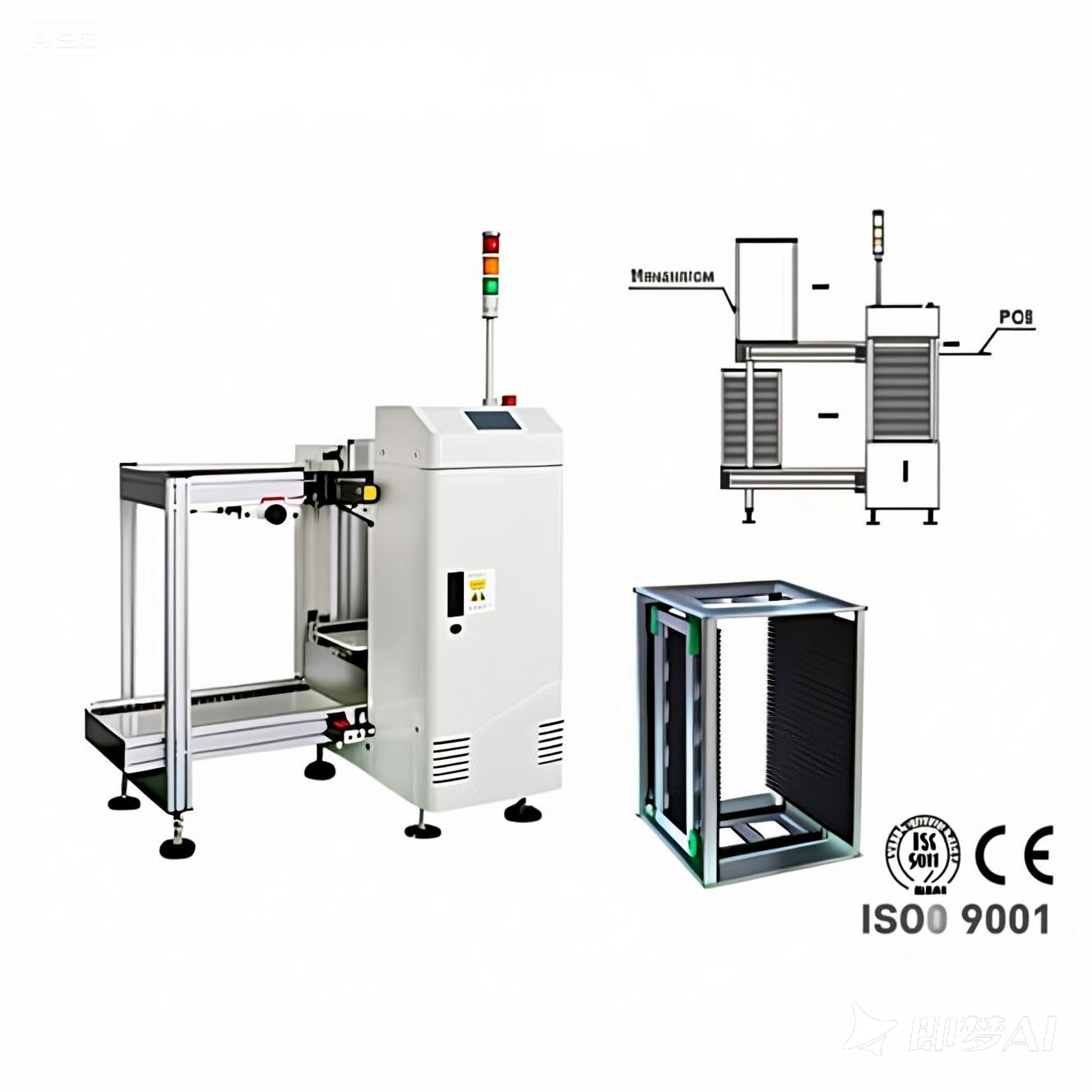 China 4.2KW Pcb Magazine Loader Auto Laminated Industrial PCB Library Loader wholesale