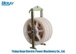 Conductor Line Transmission Line Stringing Tools Three Wheel Nylon Conductor