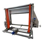 Splitting Block Foam Into Thin Slices Horizontal PU Foam Cutting Machine With