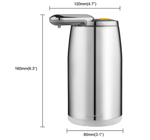 250ML Bathroom Countertop Foam Sensor Pump Foaming Soap Dispenser 8OZ