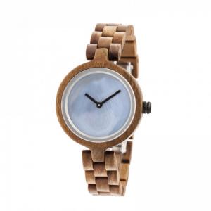 China Boyear Custom Logo Wooden Watches Luxury Red Sandal Fashion Wood Watch Women,Ladies Fashion Watch on sale