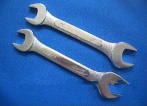 China KM Automotive Tools Double Open Spanner Wrench Set wholesale