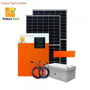 China Home Off Grid Polycrystalline Solar Panels With  Inverters 5.5KW with orange wholesale