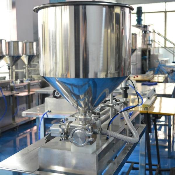 Small Sanitizer Gel Bottle Liquid Filling Machine Semi Automatic 0.75kw