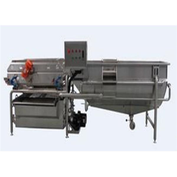 4.2KW Vegetable Cleaning Machine , Compact Structure Vegetable Washing Machine