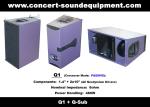 480W Full Range Line Array Speaker With 1.4"+2x10" Neodymium Drivers For Concert