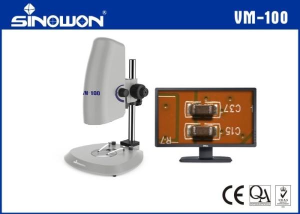 High Definition Video Microscope System With Coarse And Fine Adjustment Elevator