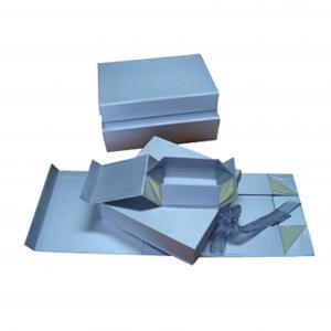 China Recyclable Foldable Paper Box flat fold rigid box For Wine Packaging wholesale