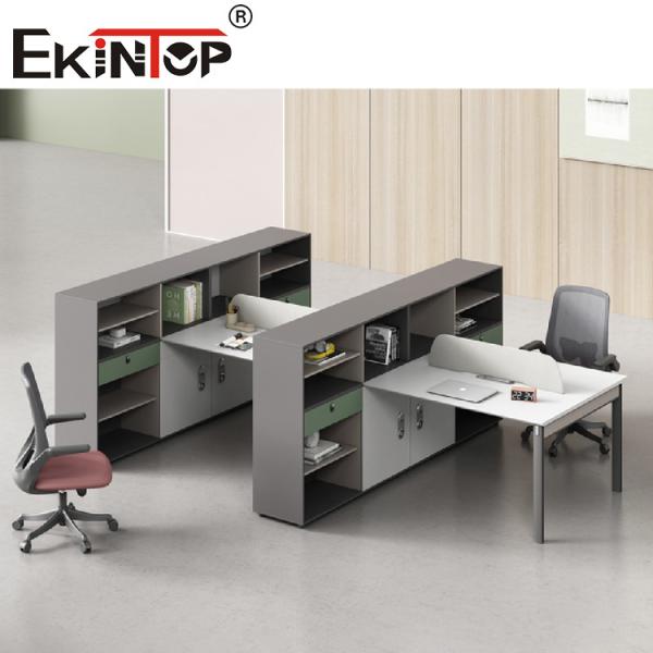 Quality Demountable Cubicles Office Workstation Partition Writing Computer Table For 2-8 Person for sale