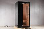One Person Hemlock Far Infrared Sauna Cabin With Color Therapy Led