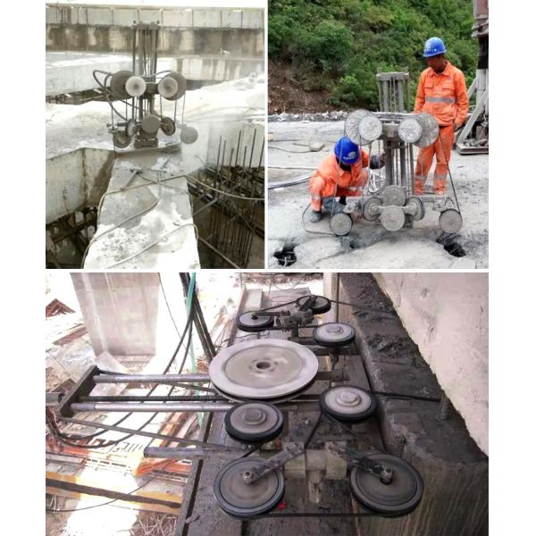 Sharp Diamond Cutting Wire For Cutting Reinforced Concrete Block