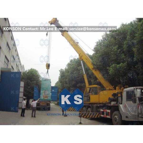 Twisting Metal Wire Hexagonal Gabion Mesh Weaving Machine , 4300mm Double Rack Drive