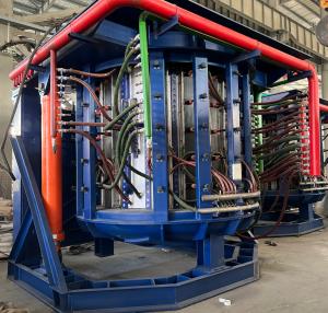China PID / Siemens Controlled Customized Intermediate Frequency Induction Furnace With 1 Year Warranty wholesale