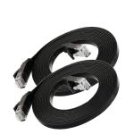 Flat Ultra Slim Cat6 Patch Cables Multipurpose With RJ45 8P8C