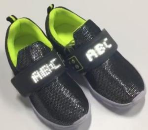 USB Rechargeable LED Display Shoes Light Up Sneakers APP Simulation Function With Music