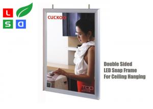 China CE Double Sided LED Poster Frame A1 A2 For Indoor Ceiling Hanging wholesale