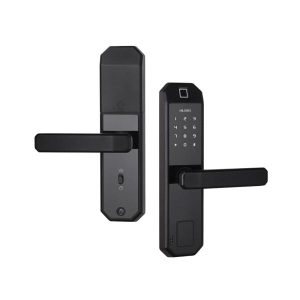 Quality Semiconductor Sensor Fingerprint Code Door Lock , Electronic Keyless Door Locks for sale