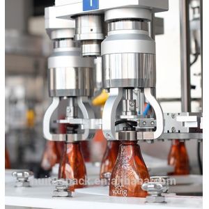 China AC380V Glass Bottle Capping Machine 6000BPH With Four Claws Structure wholesale