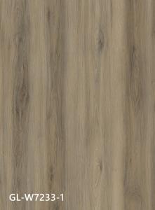 China GL-W7233-1 PVC Composite Rigid SPC Flooring Hickory Stone ​Laminate Vinyl Plank wholesale