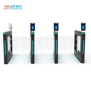 Pedestrian Swing Barrier Gates with RFID Access Control System in Black or Customized