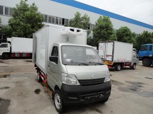 China China Chang’an 4*2 LHD small refrigerated truck for sale, factory sale best price Chang'an gasoline cold room truck on sale