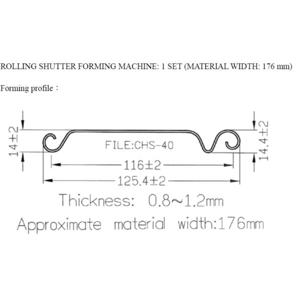 30 Stations Door Frame Forming Machine 12kw 15-30m/Min 415V High Efficiency