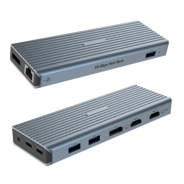 11-In-1 Multi-Function Usb-C Docking Station Usb 3.0 Type C Gaming Audio Reader