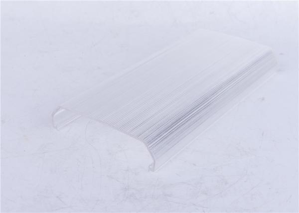 Quality PC Material Made LED Extrusion Diffuser / Lamp Cover ISO9001 Approval for sale