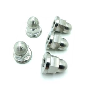 China M5 Anodizing Customization Titanium Hexagon Nuts Gr2 / Gr5 wholesale