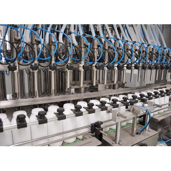 PLC Control Laundry Detergent Filling Machine Line With High Production Efficiency