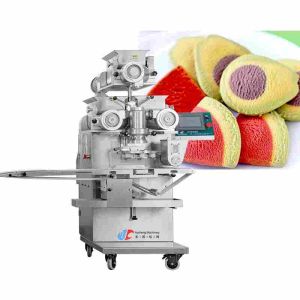 Automatic Sliced Cookie Encrusting Machine 5kw Small Cookie Making Machine