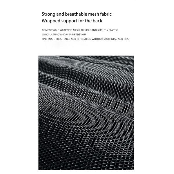 Ergonomic Back Black Coating Metal Base Fixed Armrest Office Visitor Armchair Desk Cheap Mesh Computer Chair