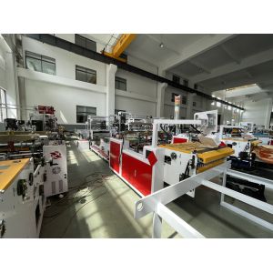 China Heat Sealing Cutting Handle Bag Making Machine 80pcs/Min on sale