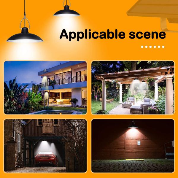 3.7V SMD2835 Motion Sensor Yard Light With 32 LED Lights 2 Remote Control